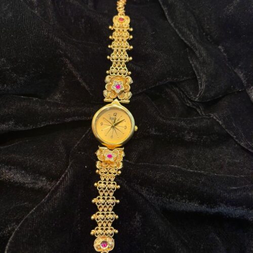 Royal Blossom Silver Watch