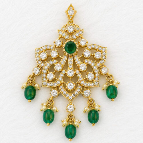 Emerald Blossom Pendant