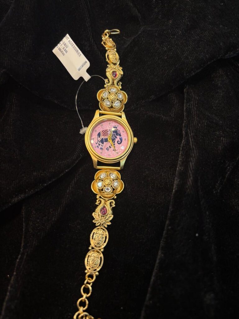 Vintage Elephant Charm Watch