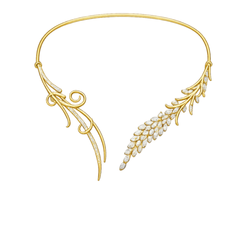 ChatGPT Image Jun 19, 2026, 10_05_20 PM Golden Leaf Grace Diamond Necklace