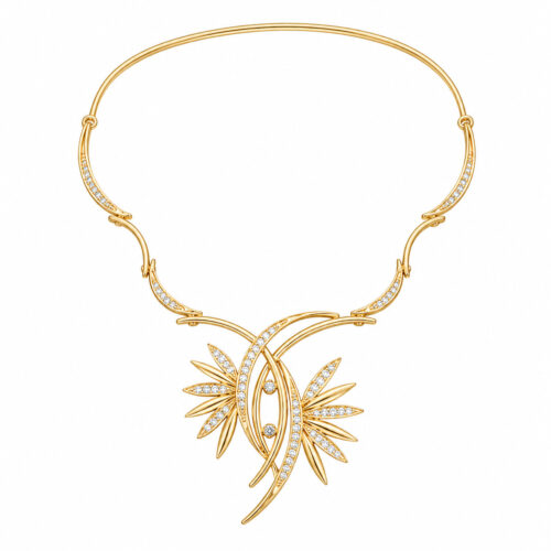 Radiant Bloom Diamond Necklace
