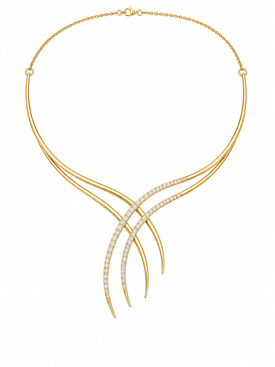 Celestial Flow Diamond Necklace 1 Celestial Flow Diamond Necklace