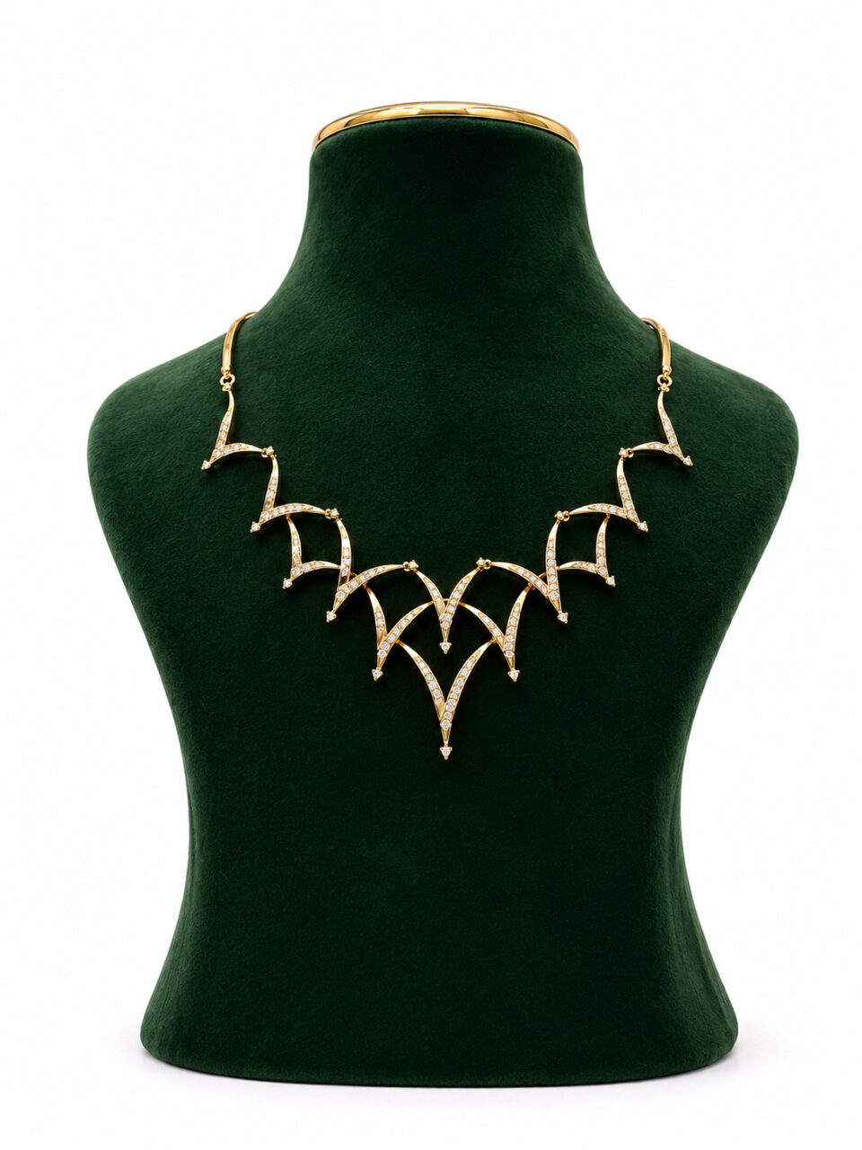 Royal Crown Diamond Necklace 2 Royal Crown Diamond Necklace - Image 2