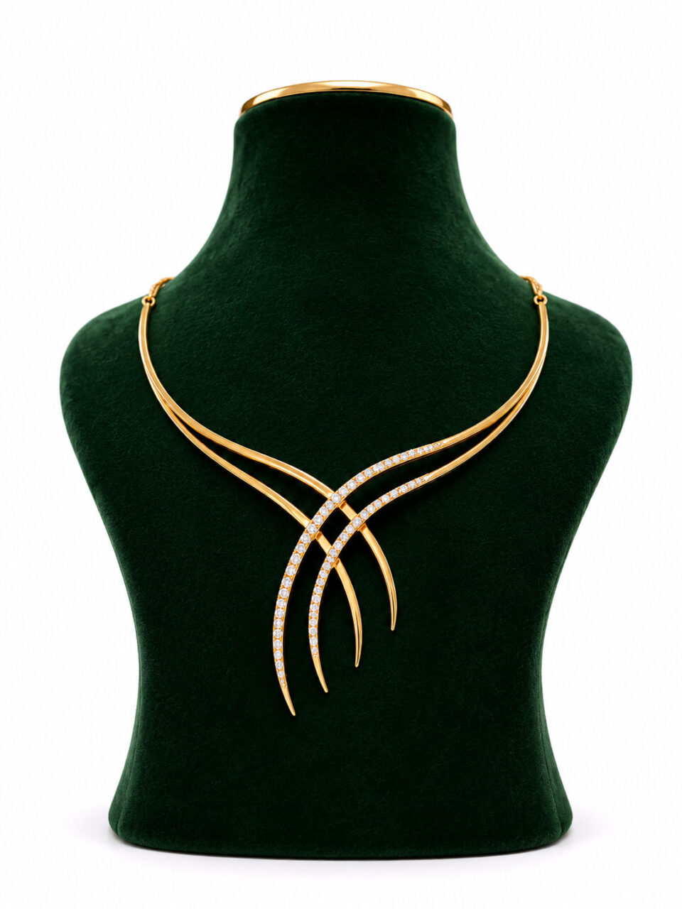 Celestial Flow Diamond Necklace 2 Celestial Flow Diamond Necklace - Image 2