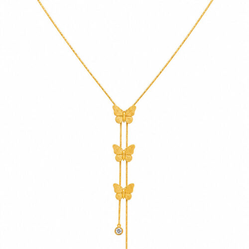 Fluttering Butterfly Drop Chain