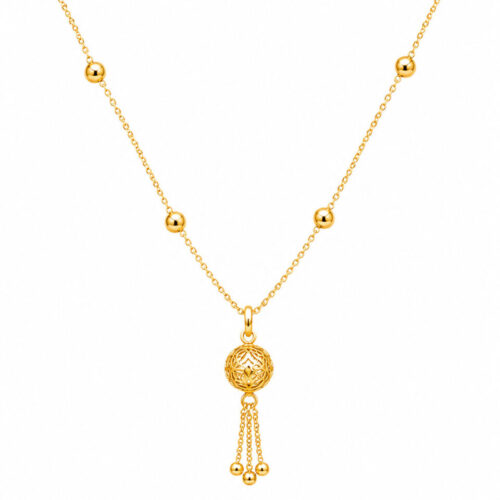 Golden Celestial Charm Pendant Chain