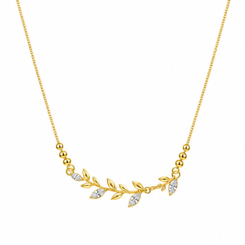 Nature Leaf Sparkle Gold Chain