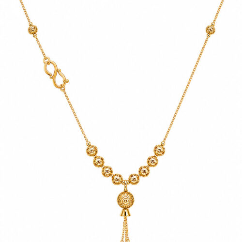 Royal Filigree Bead Tassel Chain