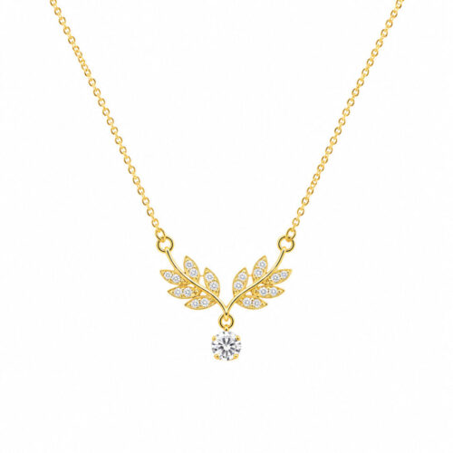 Royal Olive Leaf Diamond Chain
