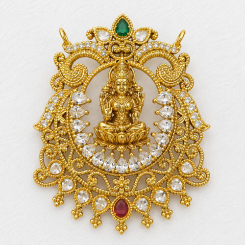 ChatGPT Image Jun 3, 2026, 12_19_16 AM Mahalakshmi Kundan Floral Temple Pendant
