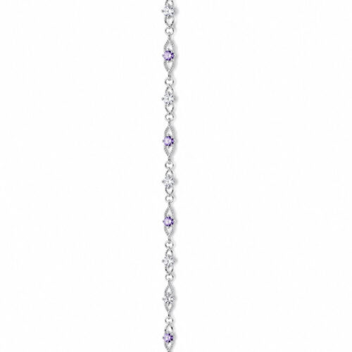 ChatGPT Image Jun 4, 2026, 04_02_28 AM Lavender Starburst Silver Bracelet