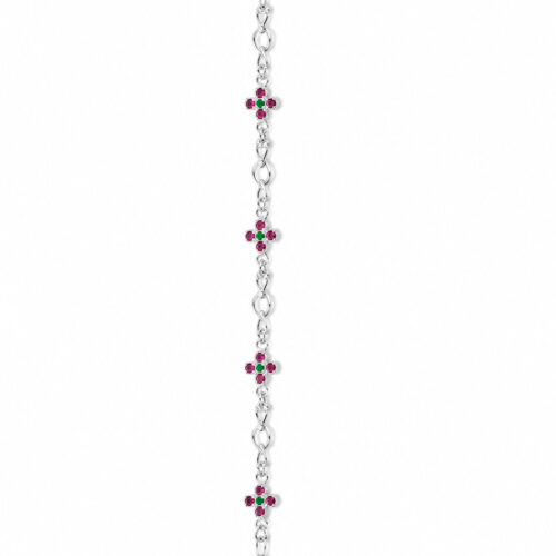 ChatGPT Image Jun 4, 2026, 04_17_48 AM Ruby Clover Infinity Silver Bracelet