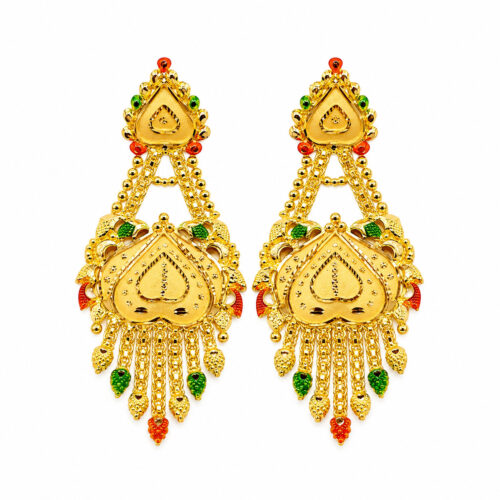ChatGPT Image Jun 4, 2026, 05_33_42 AM Heritage Leaf Tassel Dangler Earrings