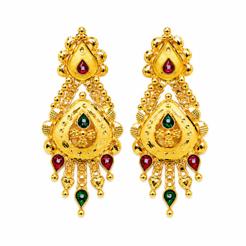 Royal Teardrop Heritage Dangler Earrings