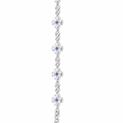 ChatGPT Image Jun 4, 2026, 12_03_20 AM Blue Blossom Sparkle Silver Bracelet