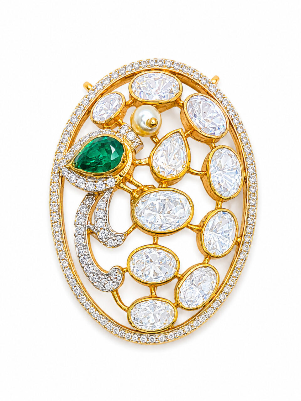 Emerald Vine Elegance Pendant 1 Emerald Vine Elegance Pendant